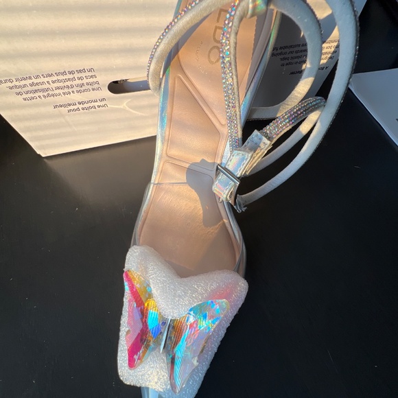 Clear Strappy stiletto heel - Picture 3 of 7